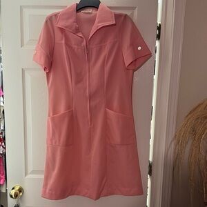 Pink Women's Uniform Dress